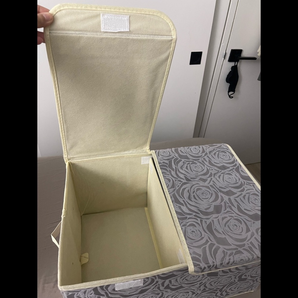 🔲Rose-Detailed Storage bins🌹 - Picture 6 of 12